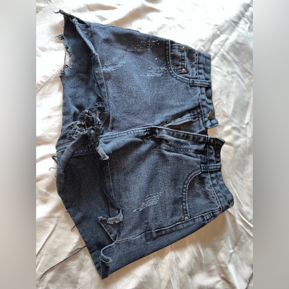 Black High Waist Shorts